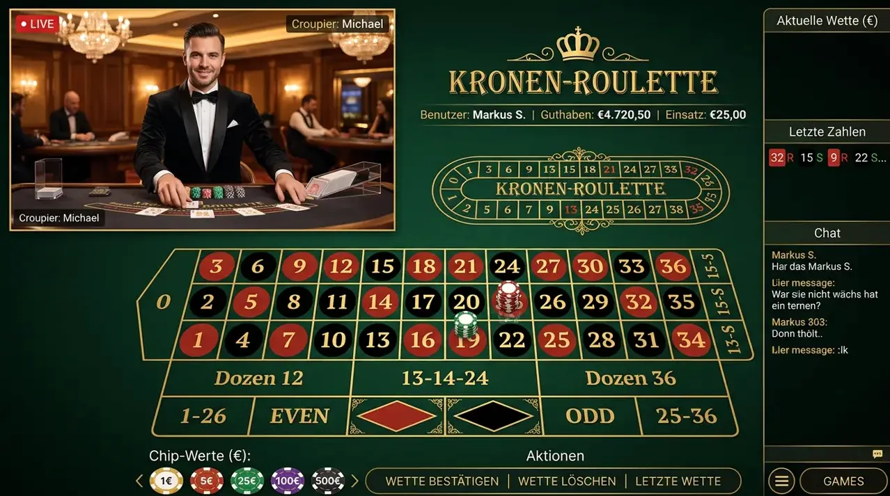 Live-Casino im Axe